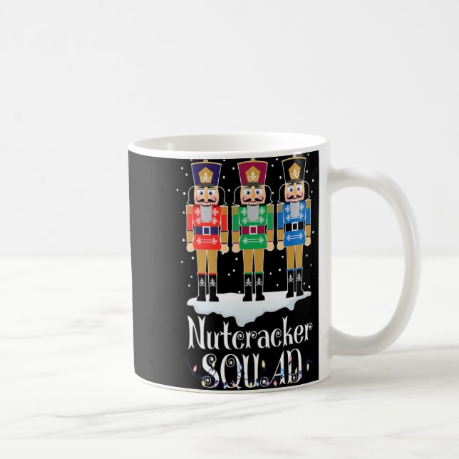 Nutcracker Squad Ballet Dance Christmas Xmas Light Coffee Mug (Right)