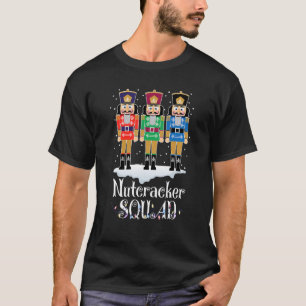 Nutcracker Squad Ballet Dance Christmas Xmas Light T-Shirt