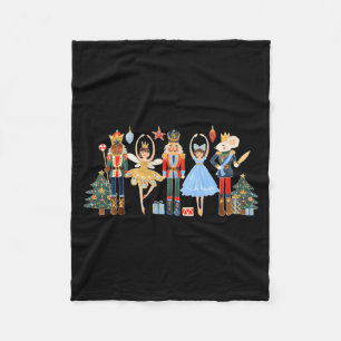 Nutcracker Squad Ballet Dance Matching Family Chri Fleece Blanket