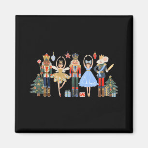 Nutcracker Squad Ballet Dance Matching Family Chri Magnet