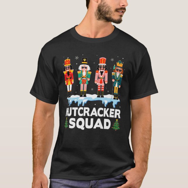 Nutcracker Squad Ballet Dance Matching Family Chri T-Shirt (Front)