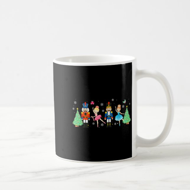 Nutcracker Squad Ballet Dance Merry Christmas Wome Coffee Mug (Right)