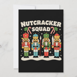 Nutcracker Squad Christmas Xmas Holiday Season Card
