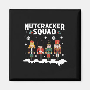 Nutcracker Squad Family Matching Christmas For Men Magnet