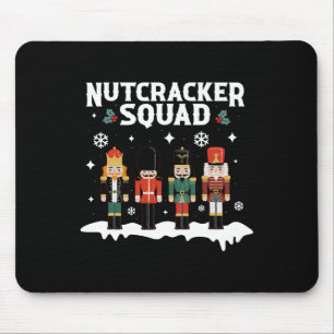 Nutcracker Squad Family Matching Christmas For Men Mouse Pad