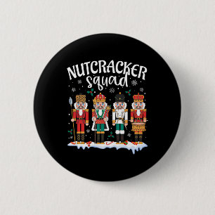 Nutcracker Squad Holiday Christmas Boy Girls Women 6 Cm Round Badge