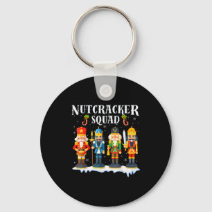 Nutcracker Squad Holiday Christmas Boy Girls Women Key Ring