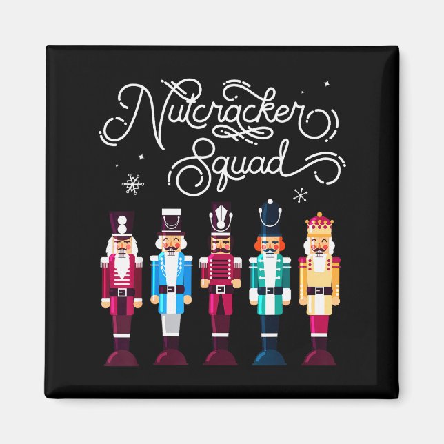 Nutcracker Squad Holiday Christmas Boy Girls Women Magnet (Front)