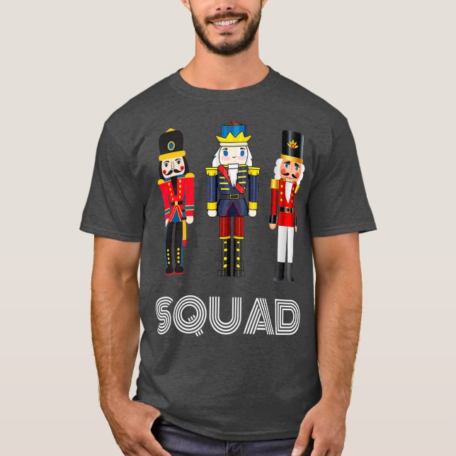 Nutcracker Squad Holiday  Pajama Dress T-Shirt (Front)