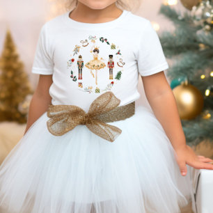 Nutcracker sugar plam fairy winter birthday baby T-Shirt