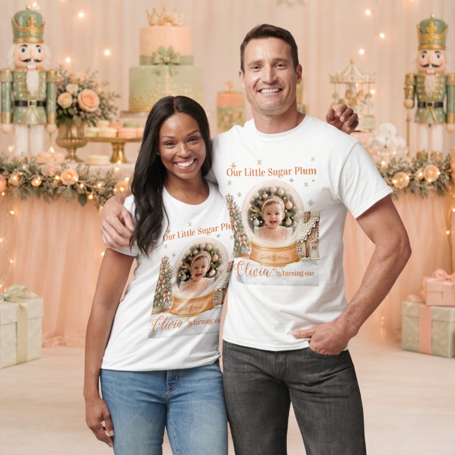 Nutcracker Sugar Plum Fairy Family Photo  T-Shirt (Nutcracker Sugar Plum Fairy Photo Snow Globe T-Shirt)