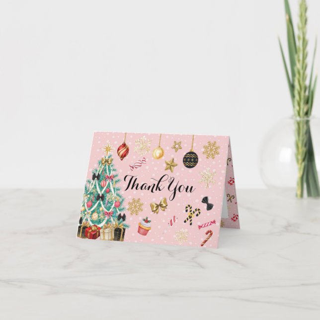 Nutcracker Sugar Plum Fairy Thank You Card (Front)