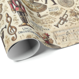 Nutcracker Suite Ballet Musical  Wrapping Paper