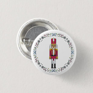 Nutcracker Sweet Nutcracker Soldier Christmas 3 Cm Round Badge