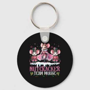 Nutcracker Team Mouse Christmas Dance Llet Merry C Key Ring