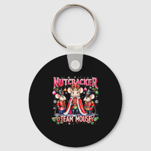 Nutcracker Team Mouse Cute Christmas Design Key Ring