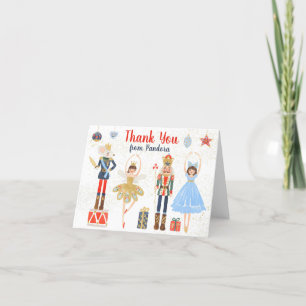 Nutcracker Thank You Note Stationery Card