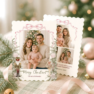 Nutcracker Theme Photo Christmas Holiday Card
