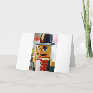 Nutcracker Toy Cute Colourful Design Christmas Art Holiday Card