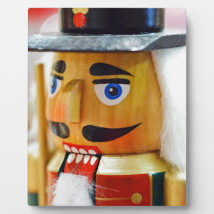 Nutcracker Toy Cute Colourful Design Christmas Art Plaque
