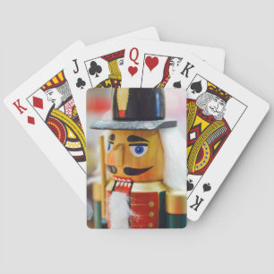 Nutcracker Toy Cute Colourful Design Christmas Art Playing Cards