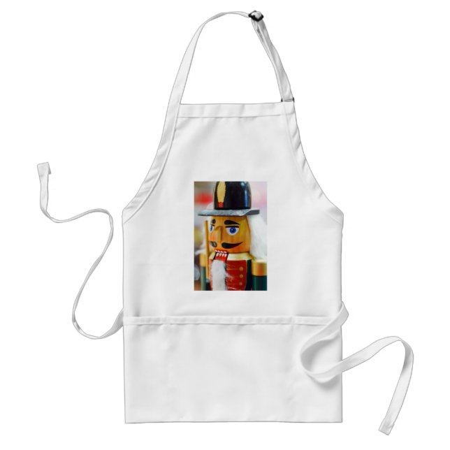Nutcracker Toy Cute Colourful Design Christmas Art Standard Apron (Front)