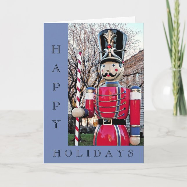 NUTCRACKER/TOY SOLDIER CHRISTMAS CARD (Front)