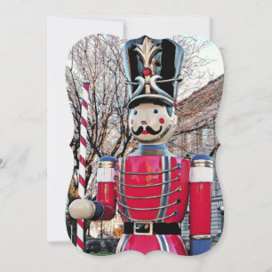 NUTCRACKER/TOY SOLDIER FIGURE/CHRISTMAS DECORATION HOLIDAY CARD