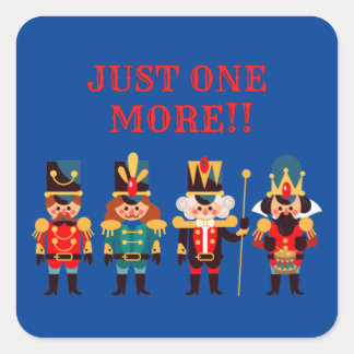 Nutcracker Toy Soldiers  Square Sticker