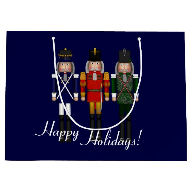 Nutcracker Trio, Blue-GIFT BAG L (Front)