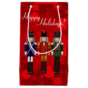 Nutcracker Trio-Red Bokeh-GIFT BAG S