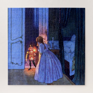 Nutcracker Vintage Art Nouveau Children's Book Jigsaw Puzzle