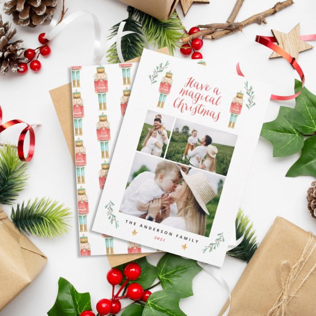 Nutcracker watercolor botanical 3 photo Christmas (Creator Uploaded)