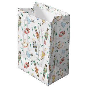 Nutcracker Watercolor Medium Gift Bag