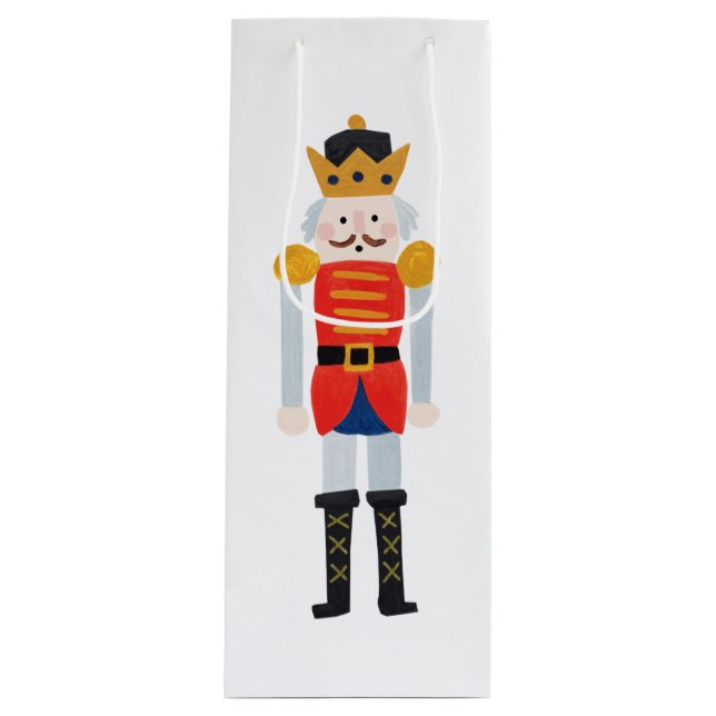 Nutcracker Wine Gift Bag (Front)