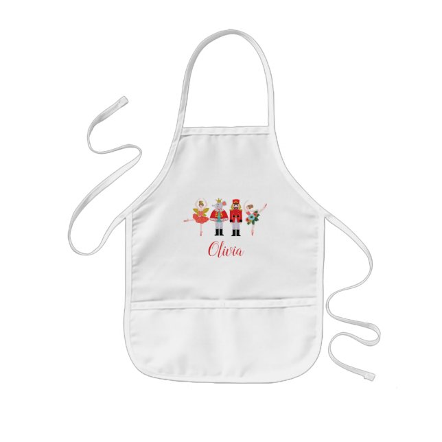 Nutcracker Winter Ballet Kids Apron (Front)