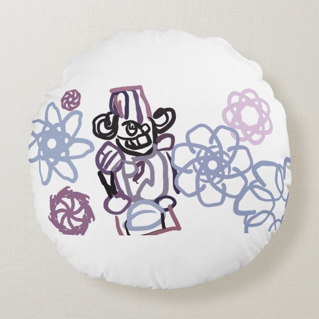 Nutcracker winter  round cushion (Front)