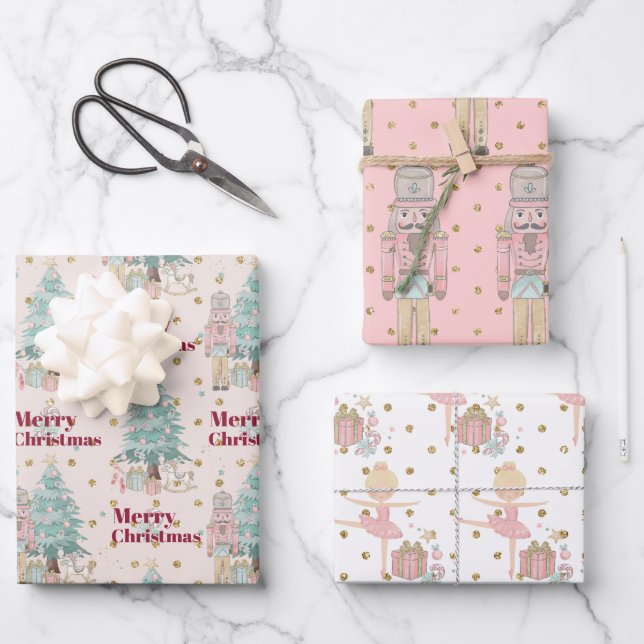  nutcracker  wrapping paper sheet (Front)