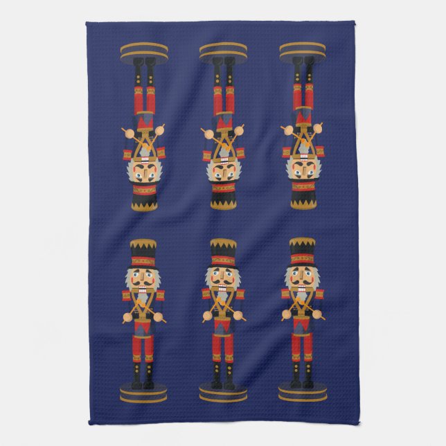 NutcrackerDrummers Tea Towel (Vertical)