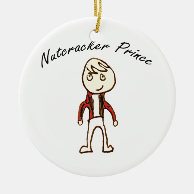 nutcrackerprince copy ceramic ornament (Front)