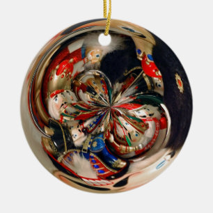 Nutcrackers Ball Ceramic Tree Decoration