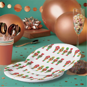 Nutcrackers Christmas decoration Paper Plate
