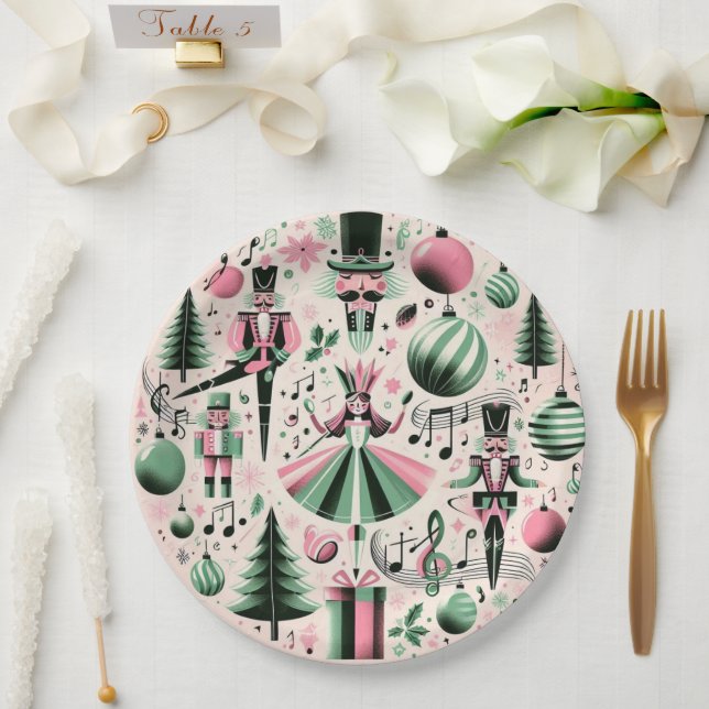 Nutcrackers Christmas Plate (Wedding)