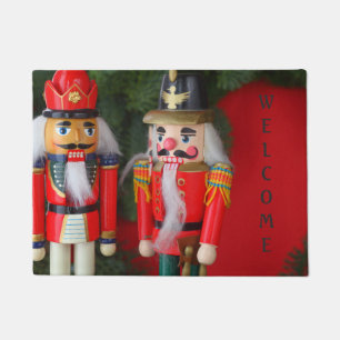 Nutcrackers duo welcome doormat
