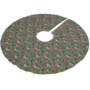 Nutcrackers Pattern Tree Skirt