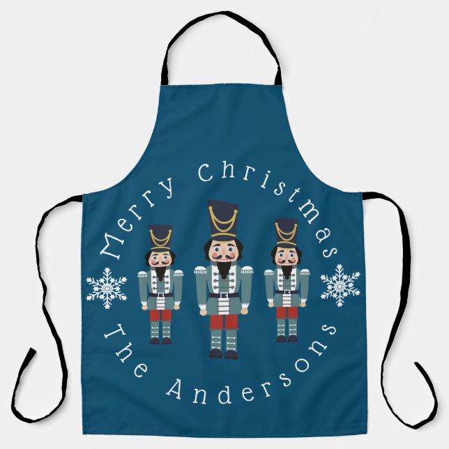 Nutcrackers Personalise  Apron (Front)