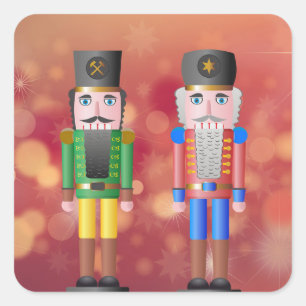 Nutcrackers  square sticker