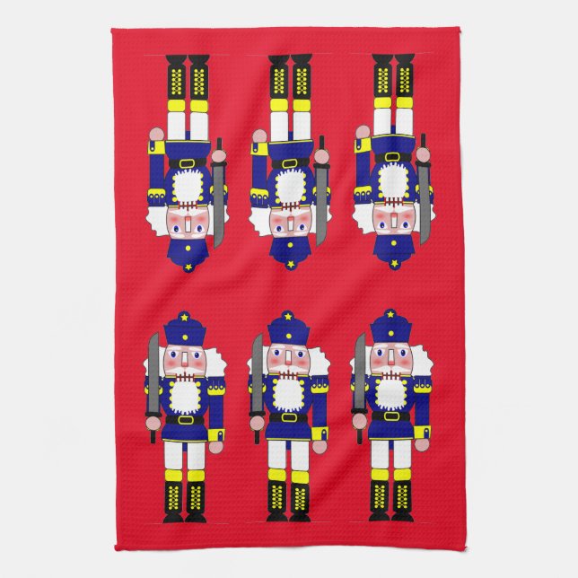 Nutcrackers Tea Towel (Vertical)