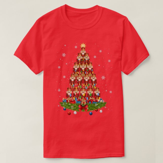 Nutcrackers Toy Christmas Tree Soldier Premium128 T-Shirt (Design Front)