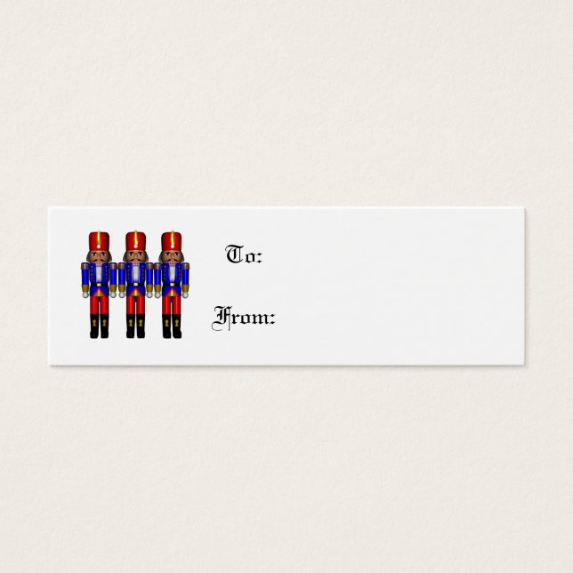 nutcrackers traditional  Seasons Greetings (Front)